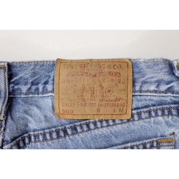 Vintage Y2K Levi's 560 Loose Fit Straight Leg Blea - Picture 10 of 12